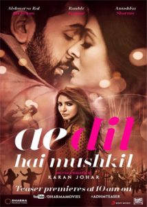 Ae Dil Hai Mushkil (2016) Hindi